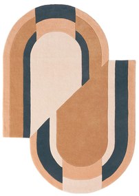 Asymmetrisch vloerkleed in wol, Prospera
