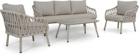 Stoel en Bank Loungeset 5 personen Rope Zand/Beige Coco Oliva