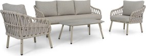 Stoel en Bank Loungeset  Rope Zand/Beige   Coco