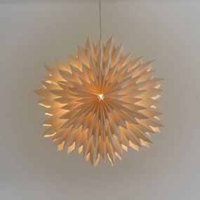 Lichtgevende papieren ster om op te hangen, diameter 38 cm, CASPAR