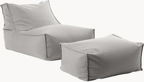 Outdoor Olefin zitzak Lounger The Sundowner met poef
