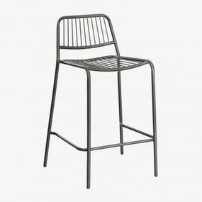 Elton Stapelbare Hoge Kruk Zwarte Koolstof & ↑65 Cm - Sklum