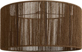 Japandi lampenkap van bruin papieren touw 50/50/25 - Cyl
