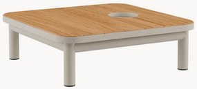 Tuin salontafel Kirra met teakhouten blad & accessoires