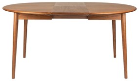 Zuiver Twist Round Walnut Walnoot Eettafel Uitschuifbaar 120-160 Cm - 120 X 120cm.
