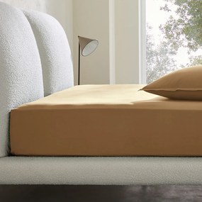 Hoeslaken van gewassen katoenperkal, draaddichtheid van 120, randbreedte 30 cm, Sabbal