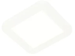 Plafonnière wit 17cm incl. LED 3-staps dimbaar IP44 - Steve Modern IP44 vierkant Binnenverlichting Lamp