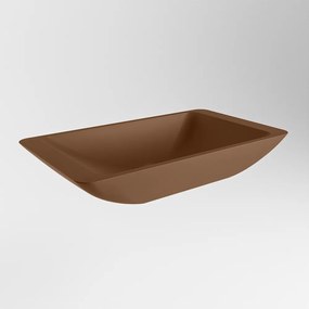 Mondiaz Topi Solid Surface waskom 60x35cm rust