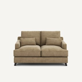2-zits compacte bank van stonewashed fluweel, ALWINE