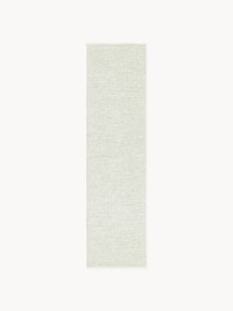 Handgeweven indoor & outdoor loper Rika met vintage ruitjesmotief