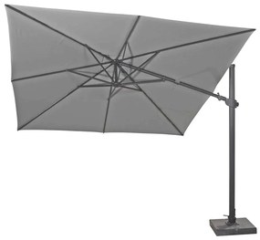 4 Seasons Outdoor Siesta PREMIUM 300 x 300 cm parasol charcoal, antraciet frame  Parasol    antraciet weerbestendig