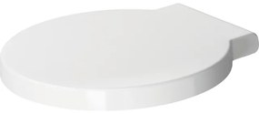 Duravit Starck 1 WC-zitting 45.3x42x4.2cm met softclose met quickrelease Kunststof wit Glanzend 0065880099