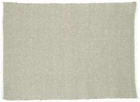 Placemat franjes, GOTS bio-katoen, olijfgroen, 35 x 50 cm