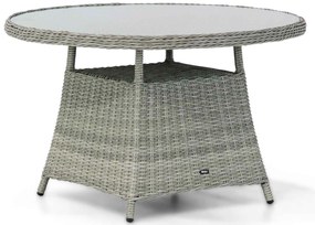 Dining Tuintafel Rond rond 120 cm Grijs Buckingham