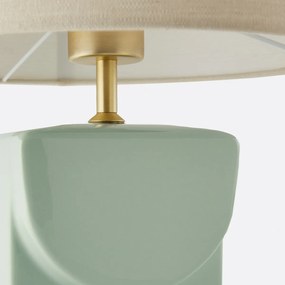 Lamp in keramiek en linnen, Topia