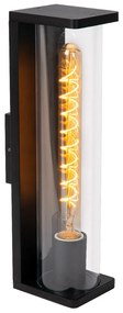 Lucide Sligo wandlamp 15W 40x15cm zwart