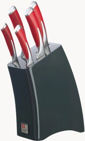 Keukenmessen Kyu Fire met standaard, 6-delig