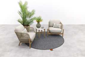 Garden Impressions Talara stoel loungeset 3-delig - Zand