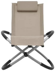 vidaXL Kinderligbed staal taupe