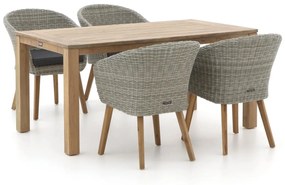 Intenso Tropea/ROUGH-S 160cm dining tuinset 5-delig