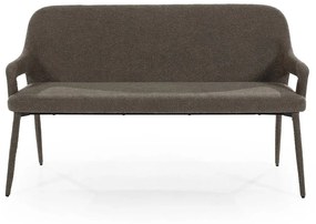 By-Boo Bench Fika Scandinavische Eetkamerbank Met Armleuning Bruin