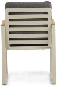 Tuinstoel Aluminium/Teak Transparant Lifestyle Garden Furniture Faro