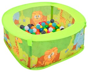 vidaXL Ballenbak voor kinderen met 300 ballen 75x75x32 cm