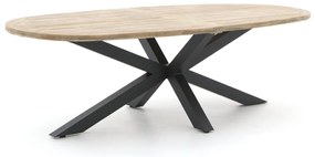 Tuin eettafel ROUGH | Ovaal  | Tuintafel Teakhout | 200x110cm | 6 personen | Kees Smit Tuinmeubelen