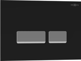 Mexen Tex 07 spoelknop, zwart - 6107-02