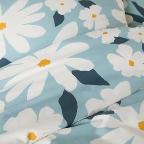 Bedset in katoen, vierkant kussensloop, Chandra