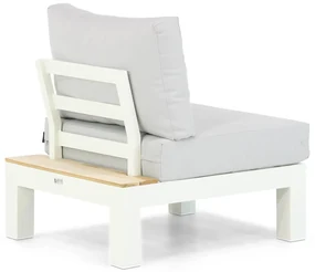Loungeset 6 personen Aluminium/teak Wit Lifestyle Garden Furniture Ravalla/Seaside