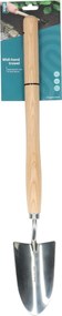 SOGO Plantschep met Lange Steel - Roestvrijstaal &amp; FSC Hout - 55 cm