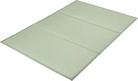 VEVOR Japanse Tatami Mat Opvouwbare Japanse Tatami Matras 2108 x 1397 mm (Natuurlijk Rietgras), Vloermatras met Rug, Futon Matras voor Slapen Meditatie Yoga