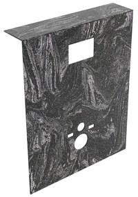 Mondiaz Hope toiletplaat solid surface 100x125cm lava voorgeboord