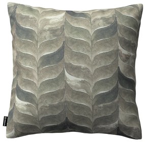 Dekoria Kussenhoes Kinga, bladerpatroon in bruin, beige en groen 60 x 60 cm