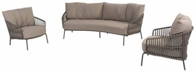 4 Seasons Outdoor Capalbio loungeset terre  Loungeset    bruin weerbestendig