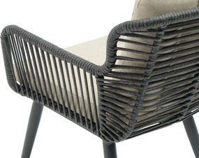 Tuinstoel Rope Grijs-antraciet Coco Custa
