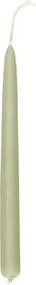 Kaarsjes smal, lichtgroen, 17 cm, 10 stuks