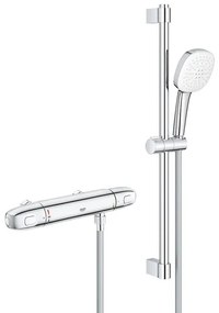 GROHE Grohtherm 1000 Comfortset - thermostatisch - HOH=12cm - zonder koppeling - 60cm - chroom 34822005