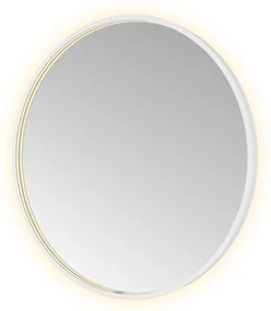 Hotbath &More Round spiegel 80cm wit mat