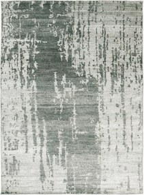 Handgemaakt laagpolig viscose vloerkleed Esila