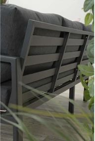 Garden Impressions Denver loungeset 4-delig - zwart