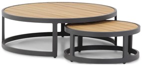 Hoek loungeset 5 personen Wicker Grijs  Garden Collections Oxford/Westfield