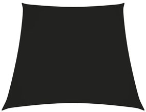 vidaXL Zonnezeil trapezium 3/5x4 m oxford stof zwart