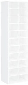 vidaXL Schoenenkast 54x34x183 cm bewerkt hout wit