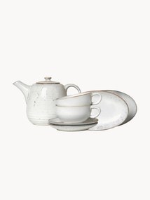 Handgemaakt theeservies Nordic Sand, 2 personen (7 stuks)