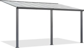 Aluminium terrasoverkapping 3 x 5 m Denver Garden Point antraciet