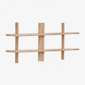 Erisu Wandrek ↔︎120 Cm Van Acaciahout Rustiek Acaciabruin & ↑60 Cm - Sklum