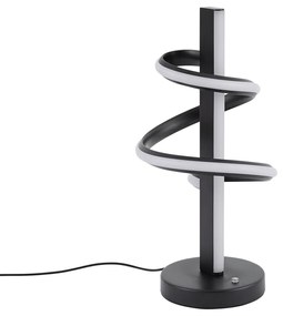 Design tafellamp zwart incl. LED dimbaar - Rolla