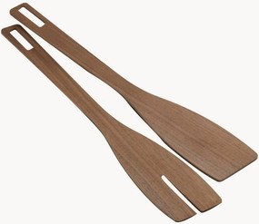 Walnotenhouten saladebestekset Tools, 2-delig